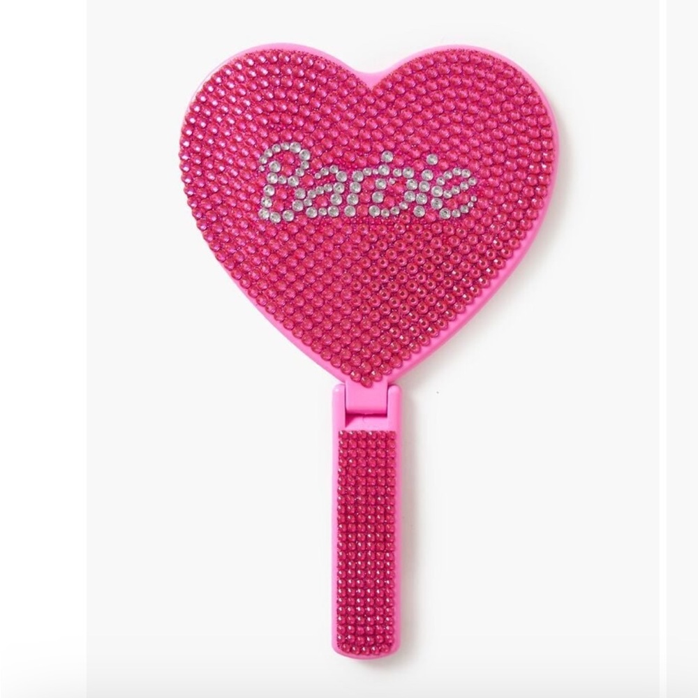 Barbie x Forever 21 | Barbie Rhinestone Hand Mirror | Halloween Accessory